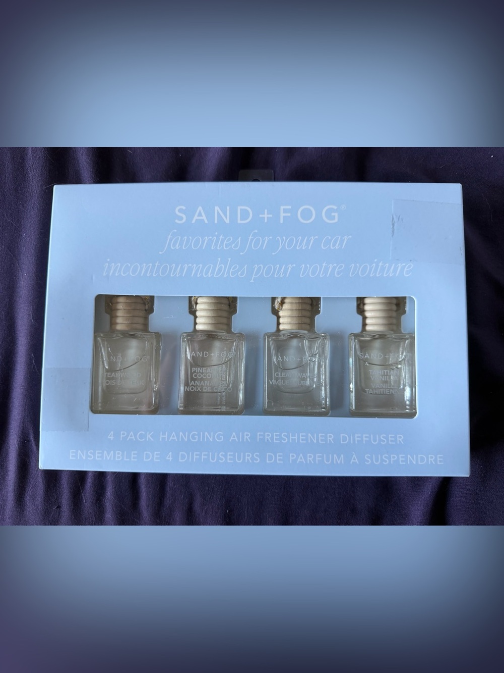 ✨NEW✨Sand + Fog: Hanging Air Freshener Diffuser (4 pack favorites for your car)